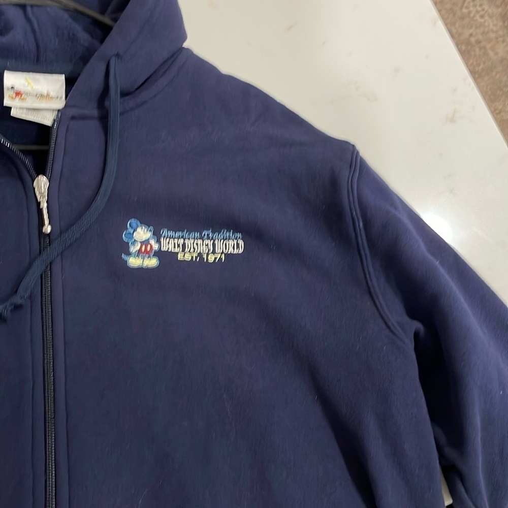 Walt Disney World American Tradition fleece hoodie in size xlg - Picture 2 of 7